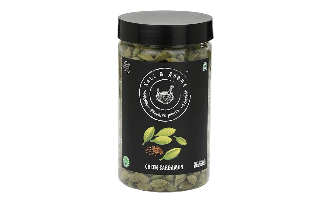 Salz & Aroma Green Cardamon    Plastic Jar  250 grams
